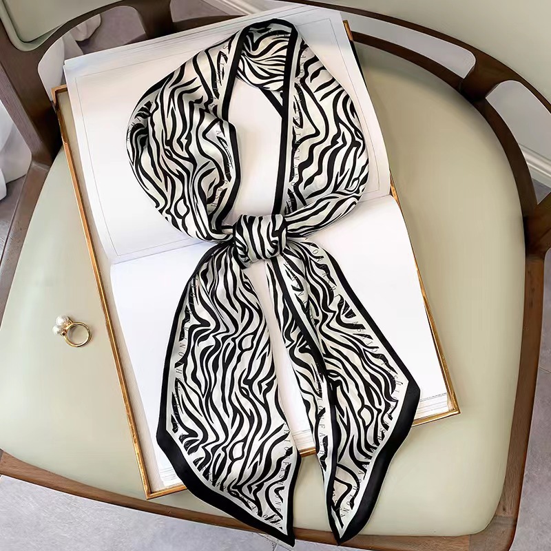 Luxury Zebra Print Silk Square - Luxury Bags For Summer 评论和价格
