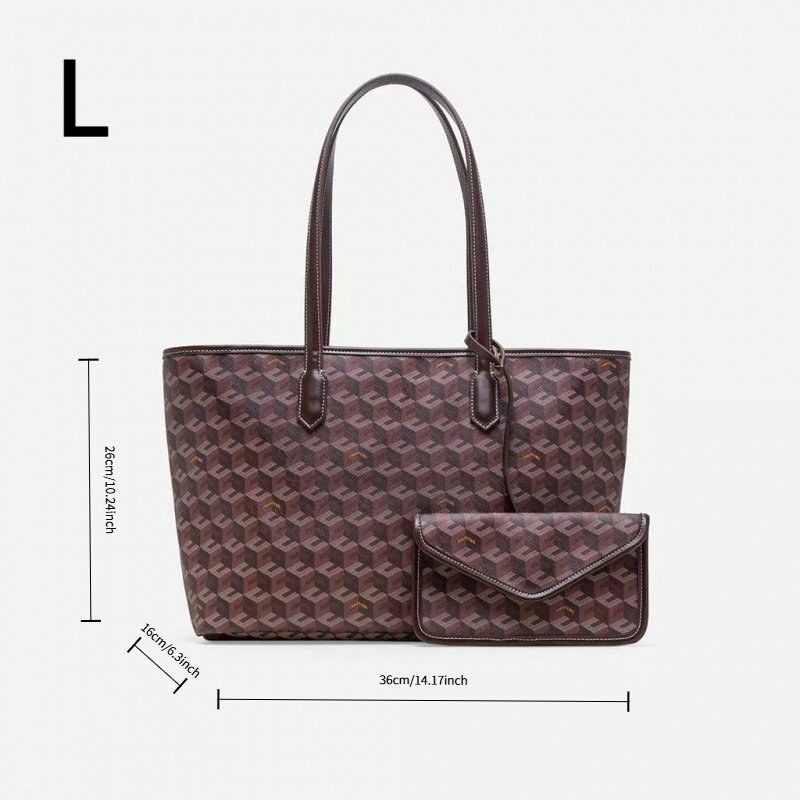 Large Capacity Geometric Print - Luxury Bags Goyard 评论和价格