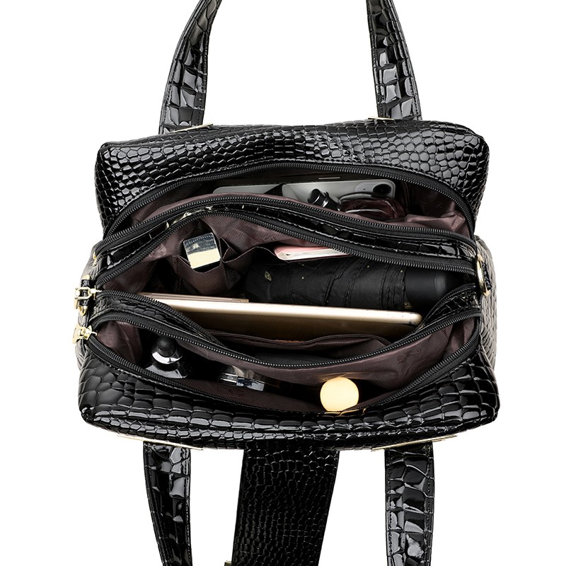 Luxury Crocodile Patterned Han - Luxury Bags With Zipper 评论和价格