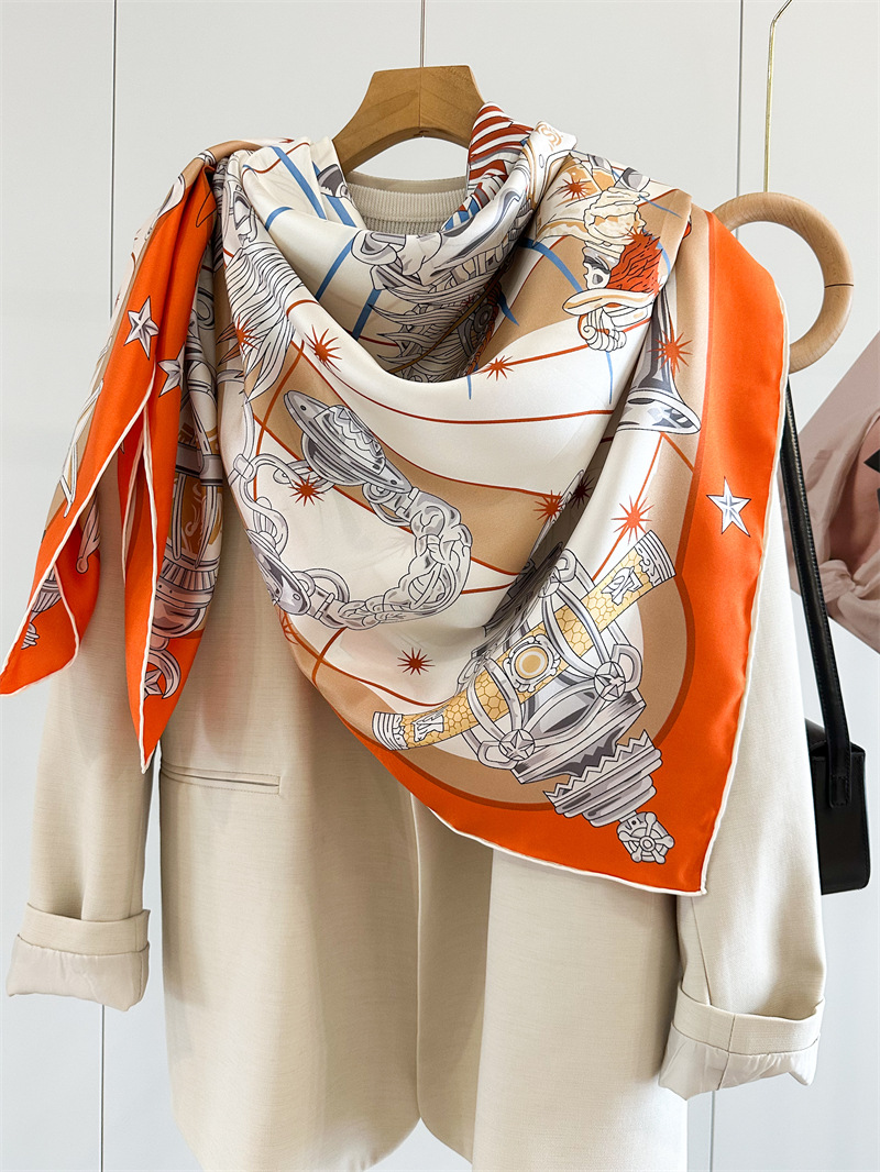Luxury Brand Scarf Large Silk  - Luxury Bags For Summer 评论和价格