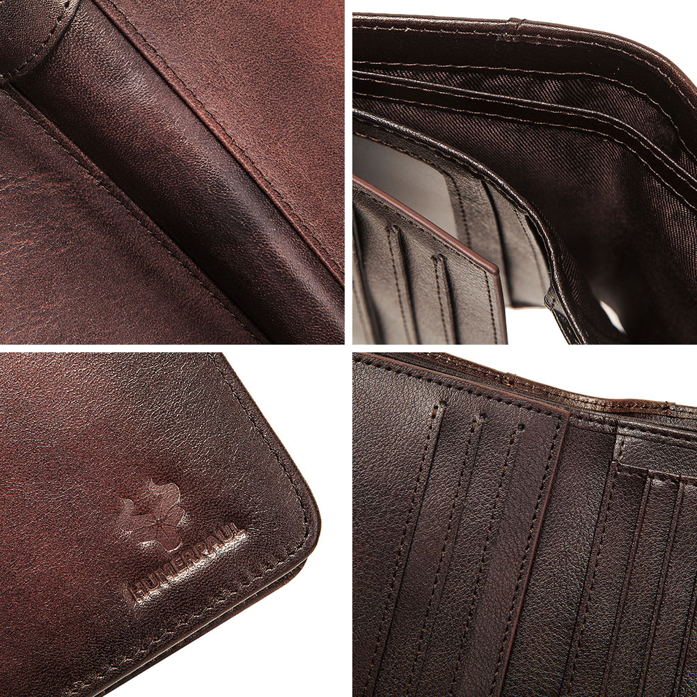 Genuine Leather Mens Wallet RF - Luxury Bags Photos 评论和价格