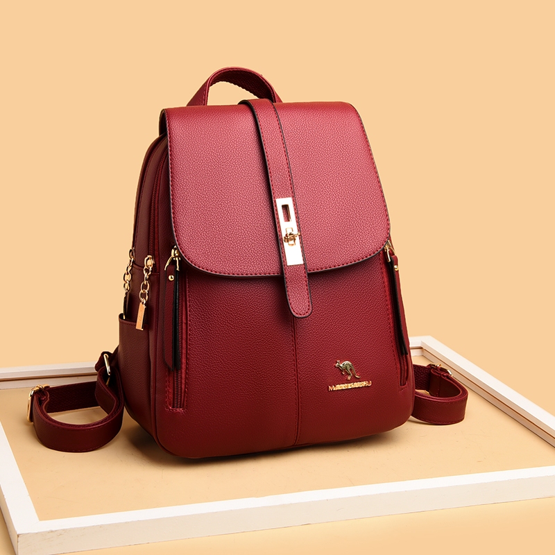 Luxury Women Leather Backpacks - Luxury Bags With Zipper 评论和价格