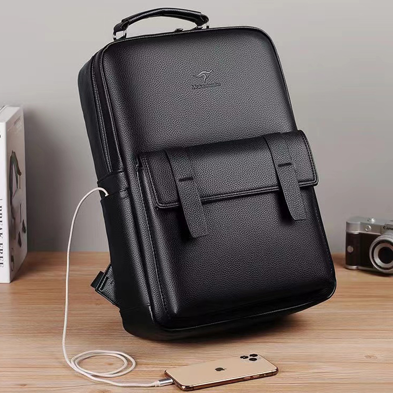 Men's luxury leather backpack  - Luxury Bags With Zipper 评论和价格